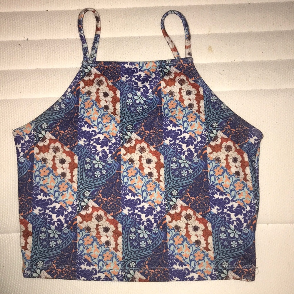 Multicolored crop top
